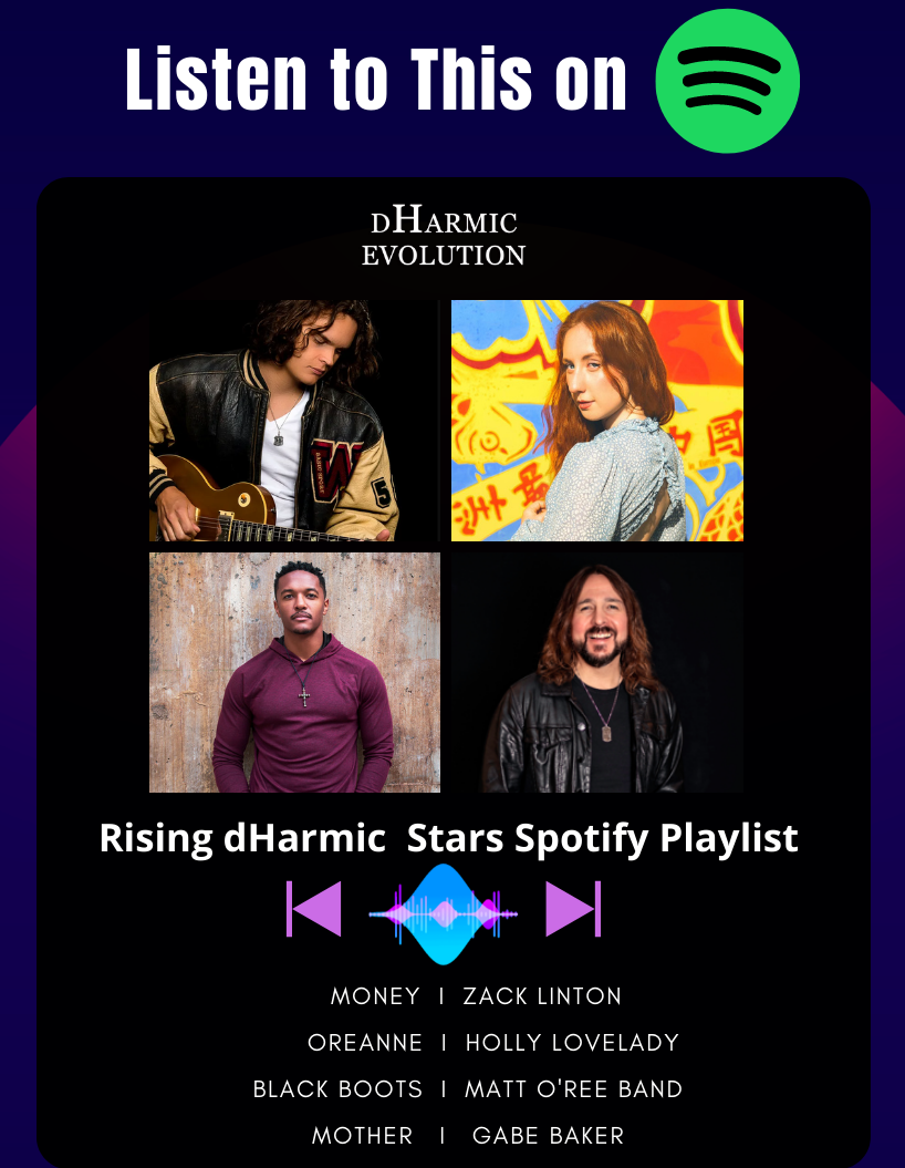 dHarmic Rising Stars Spotify Playlists